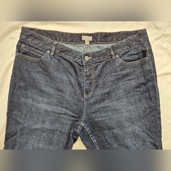 J Jill Womens Bootcut Jeans Dark Wash Stretch Denim Authentic - Picture 5 of 10
